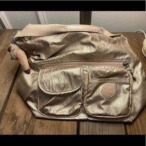 Kipling bronze handbag